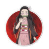 Nezuko Kamado Shaped Rug Custom Anime Room Decor Mat Quality Carpet