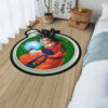 Dragon Ball Goku Shaped Rug Custom Anime Room Decor