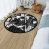 Muichirou Tokitou Manga Round Rug Custom Anime Room Mats