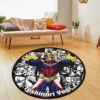 All Might Manga Mix Round Rug Custom Anime Room Mats