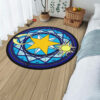 Blue Magic Circles Round Rug Custom Cardcaptor Sakura Anime Room Mats