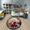 Luffy Son God Round Rug Custom Anime Room Mats