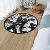 Kanao Tsuyuri Manga Round Rug Custom Anime Room Mats