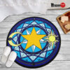 Blue Magic Circles Round Rug Custom Cardcaptor Sakura Anime Room Mats