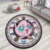 Pokemon Jigglypuff Round Rug Custom Anime Room Mats