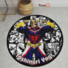 All Might Manga Mix Round Rug Custom Anime Room Mats