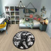 Kanao Tsuyuri Manga Round Rug Custom Anime Room Mats