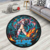 Milim Nava Round Rug Custom That Time I Got Reincarnated as a Slime Anime Room Mats