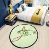 Pokemon Flygon Round Rug Custom Anime Rug Floor Mats