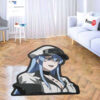 Esdeath Shaped Rugs Custom Akame Ga Kill Anime Room Mats