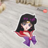 Sailor Mars Shaped Rug Custom Anime Sailor Moon Room Decor Mat Quality Carpet