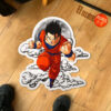 Dragon Ball Gohan Shaped Rug Custom Moon Clouds Anime Room Decor