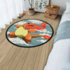 Pokemon Charmander Round Rug Custom Anime Room Mats