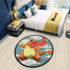 Pokemon Charmander Round Rug Custom Anime Room Mats