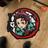 Tanjirou Kamado Shaped Rug Custom Anime Room Mats