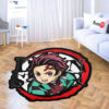 Tanjirou Kamado Shaped Rug Custom Anime Room Mats