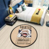 Monkey D. Luffy Wanted Round Rug One Piece Anime Mats