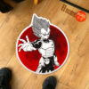 Dragon Ball Vegeta Shaped Rug Custom Anime Mats Room Decor Quality Carpets