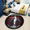 Albedo Round Rug Custom Overlord Anime Room Mats