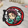 Tanjirou Kamado Shaped Rug Custom Anime Room Mats