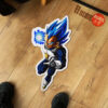 Dragon Ball Vegeta Blue Shaped Rug Custom Anime Mats Room Decor Quality Carpets