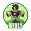 Dragon Ball Broly Shaped Rug Custom Anime Room Mats