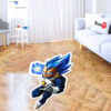 Dragon Ball Vegeta Blue Shaped Rug Custom Anime Mats Room Decor Quality Carpets