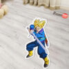 Dragon Ball Trunks Super Saiyan Shaped Rug Custom Anime Mats Room Decor Quality Carpets