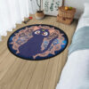 Luna Round Rug Custom Sailor Moon Anime Room Mats