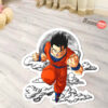 Dragon Ball Gohan Shaped Rug Custom Moon Clouds Anime Room Decor