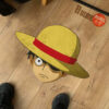 Angry Luffy Shaped Rug Custom For Room Decor Quality Mats