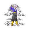 Dragon Ball Future Trunks Shaped Rug Custom Moon Clouds Anime Room Decor