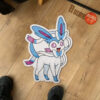 Pokemon Sylveon Shaped Rug Custom Anime Mats Room Decor Quality Carpets