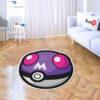 Pokemon Master Ball Shaped Rugs Custom For Room Decor Mat Quality Carpet