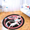 Pokemon Sylveon Shaped Rug Custom Anime Room Decor