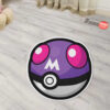 Pokemon Master Ball Shaped Rugs Custom For Room Decor Mat Quality Carpet