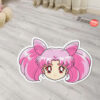 Sailor Chibi Moon Shaped Rug Custom Sailor Moon Anime Room Mats