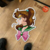 Sailor Jupiter Shaped Rug Custom Anime Sailor Moon Room Decor Mat Quality Carpet