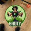 Dragon Ball Broly Shaped Rug Custom Anime Room Mats