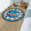 Pokemon Mudkip Round Rug Custom Anime Room Mats