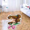 Sailor Jupiter Shaped Rug Custom Anime Sailor Moon Room Decor Mat Quality Carpet