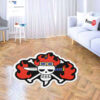 Kid Pirates Flag Shaped Rugs Custom For Room Decor Mat Quality Carpet