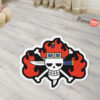 Kid Pirates Flag Shaped Rugs Custom For Room Decor Mat Quality Carpet