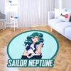 Sailor Neptune Shaped Rug Custom Anime Sailor Moon Room Mats