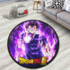 Vegeta Ultra Ego Round Rug Custom Super Super Heroes Anime Room Mats