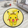 Pokemon Pikachu Round Rug Custom Anime Rug Floor Mats