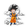 Dragon Ball Goten Shaped Rug Custom Moon Clouds Anime Room Decor