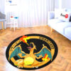 Pokemon Charizard Shaped Rug Custom Anime Room Decor