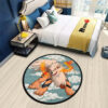 Pokemon Arcanine Round Rug Custom Cloudy Sky Anime Room Mats