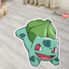 Pokemon Bulbasaur Shaped Rug Custom Anime Mats Room Decor Quality Carpets